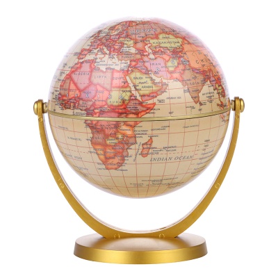 Globe 720 degrés Rotation 10,6 cm Version anglaise