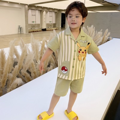 Ensemble de cardigan manches courtes pour pyjamas pour enfants