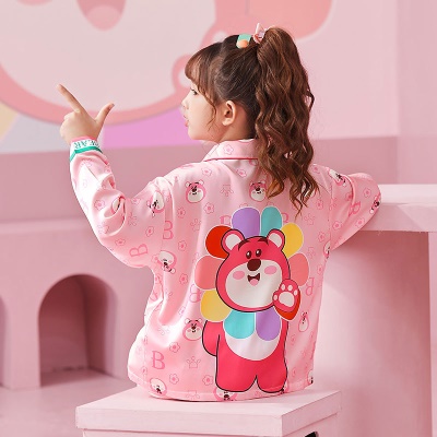 Pyjama pour enfants deux pièces Ice Snow Cartoon Print Loose