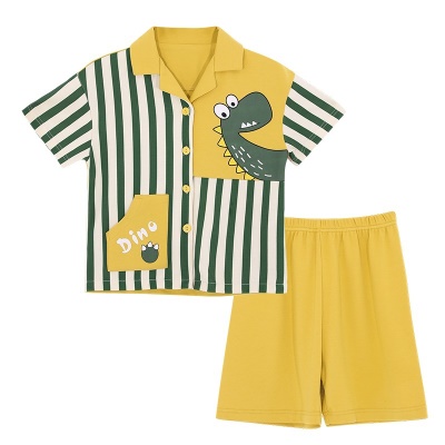 Ensemble de cardigan manches courtes pour pyjamas pour enfants