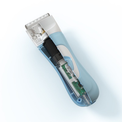 Tondeuse de cheveux pour bébé Indicateur de puissance rechargeable à tête de couteau multiple