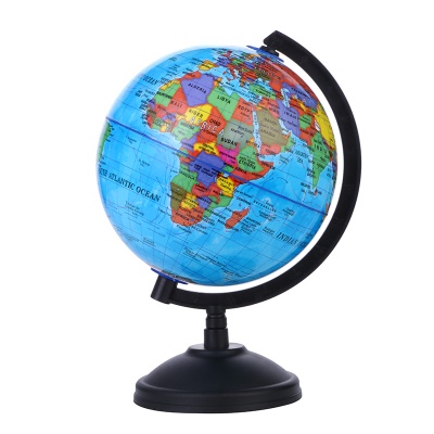 Globe en plastique 14,16 cm Version anglaise
