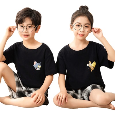 Pyjama pour enfants 2 pièces modal dessin animé anime sans formaldéhyde