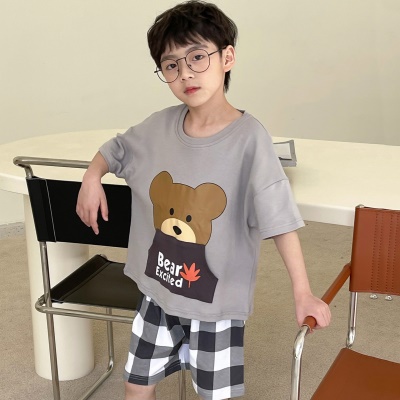 Vêtements de maison à manches courtes en pyjama modal