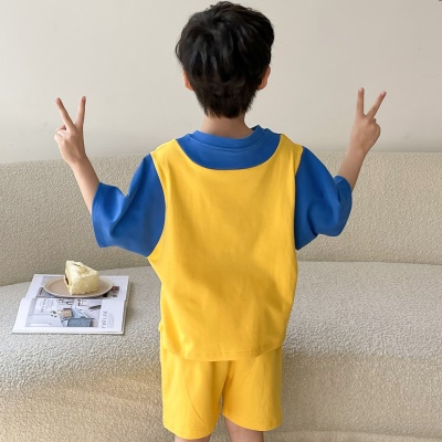 Pyjama parent-enfant à manches courtes Vêtements de maison