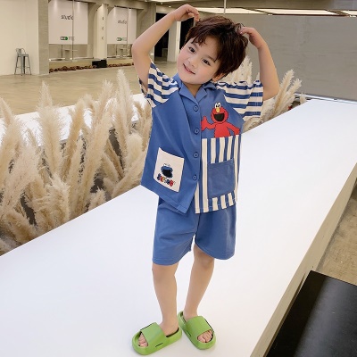 Ensemble de cardigan manches courtes pour pyjamas pour enfants