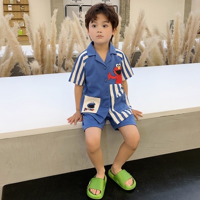 Ensemble de cardigan manches courtes pour pyjamas pour enfants