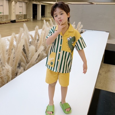 Ensemble de cardigan manches courtes pour pyjamas pour enfants