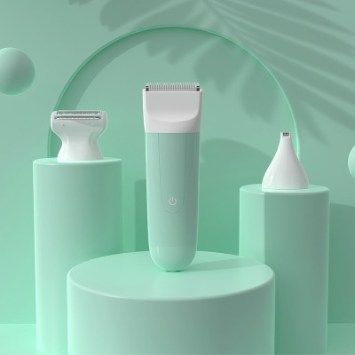 Tondeuse de cheveux pour bébé tête de couteau électrique en acier inoxydable étanche (sans paramètres)