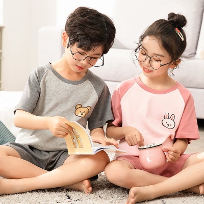 Pyjama pour enfants 2 pièces modal dessin animé anime sans formaldéhyde