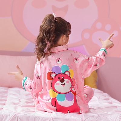 Pyjama pour enfants deux pièces Ice Snow Cartoon Print Loose