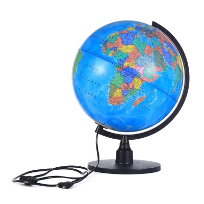 Globe entièrement en plastique 32cm avec lumière