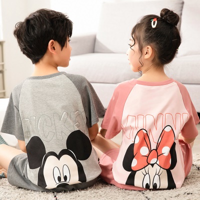 Pyjama pour enfants 2 pièces modal dessin animé anime sans formaldéhyde