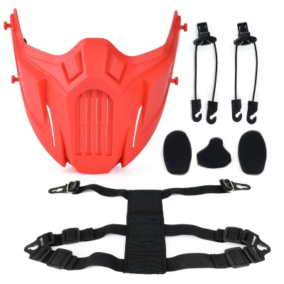 Masque de protection Zlang demi-visage TPR matériau très respirant