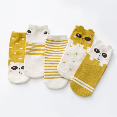 Chaussettes pour enfants à rayures de coton
