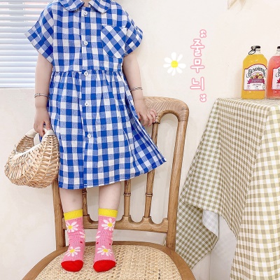Chaussettes enfant 3 pièces illustration style cases respirantes