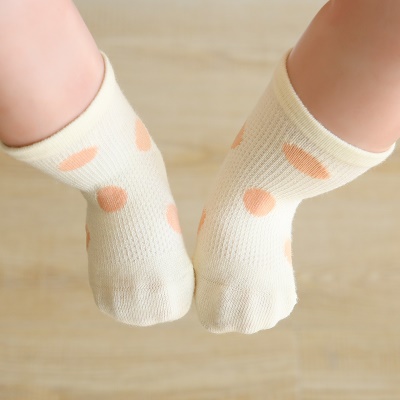 Chaussettes bébé respirantes minces chaussettes antidérapantes