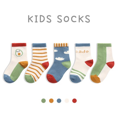 Chaussettes pour enfants Chaussettes pour bébés en coton