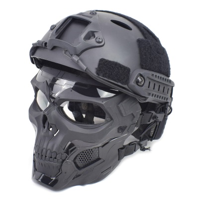 ACTION UNION masque protecteur squelette messager nylon + fibre intégré éponge absorbant les chocs