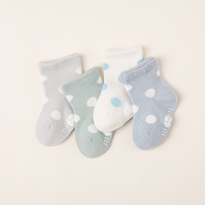 Chaussettes bébé respirantes minces chaussettes antidérapantes