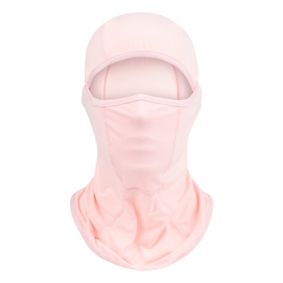 Masque de cycliste écran solaire glace soie tissu maille patchwork