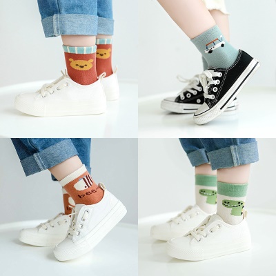 Chaussettes pour enfants Chaussettes pour bébés en coton