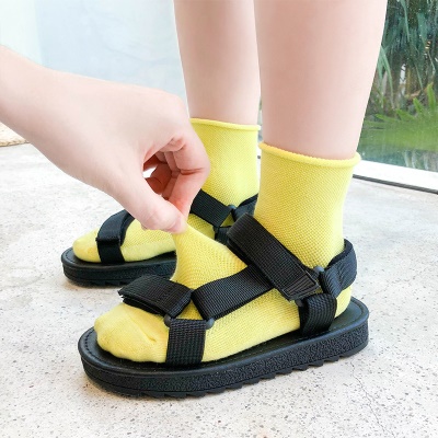 Chaussettes minces en maille respirante pour enfants