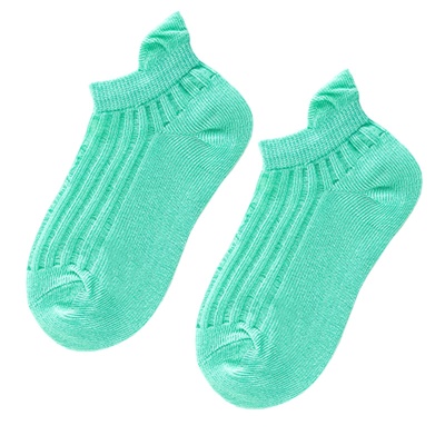 Chaussettes pour enfants bande verticale cassette couleur unie