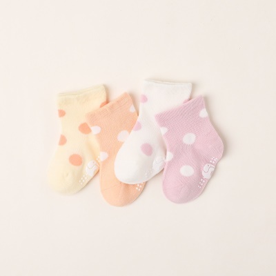 Chaussettes bébé respirantes minces chaussettes antidérapantes