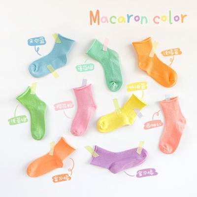Chaussettes minces en maille respirante pour enfants