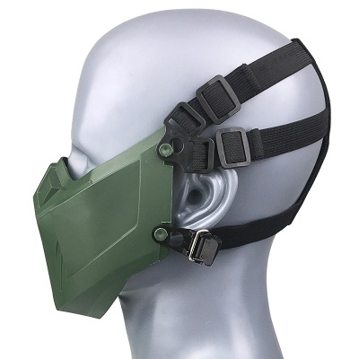 Masque de protection Zlang demi-visage TPR matériau très respirant