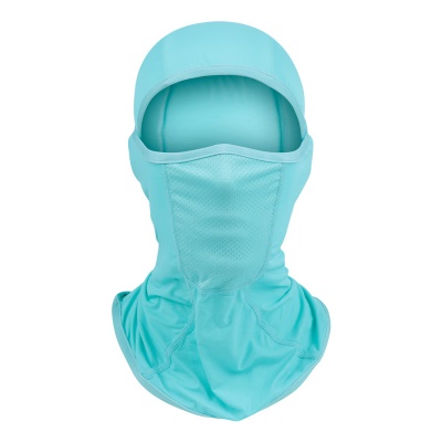 Masque de cycliste écran solaire glace soie tissu maille patchwork