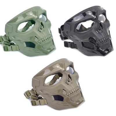 ACTION UNION masque protecteur squelette messager nylon + fibre intégré éponge absorbant les chocs