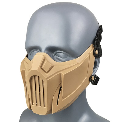 Masque de protection Zlang demi-visage TPR matériau très respirant