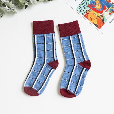 Chaussettes pour enfants en coton peigné couleur peignée confortable et respirant