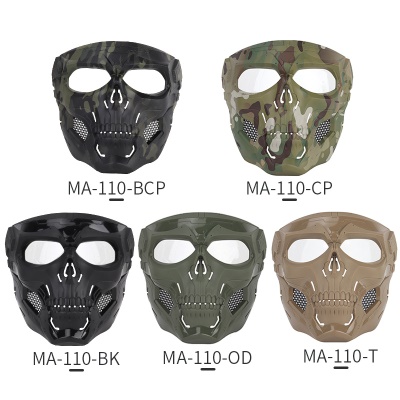 Wosport masque protecteur crâne masque d'Halloween en Fibre de nylon