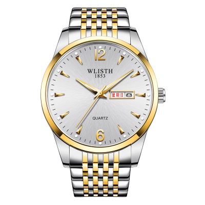 Montre à quartz pour hommes lumineuse et imperméable