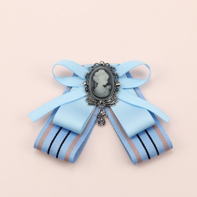 Femme noeud papillon/tête fleur noeud papillon avec ruban de couleur