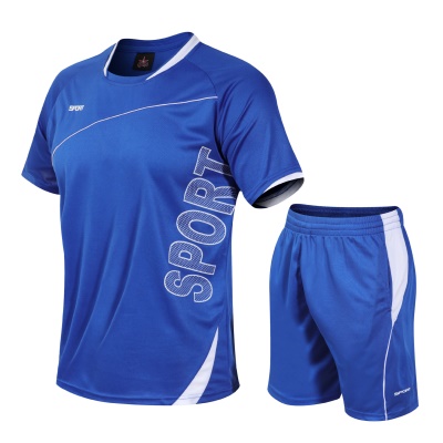 Ensemble de sport pour hommes shorts à manches courtes deux pièces