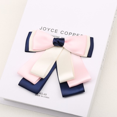 Femme noeud papillon/tête fleur socket élastique avec fil de polyester rose