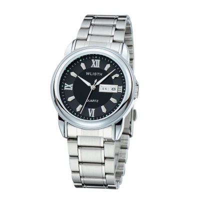 WLISTH montres pour hommes double calendrier boucle déployante lumineuse