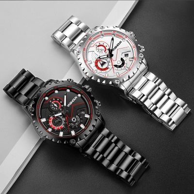YASHIDUN montre calendrier lunette engrenage lumineux