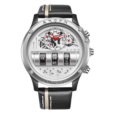 AKDPN montres pour hommes creux conception lumineuse affichage étanche