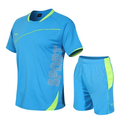 Ensemble de sport pour hommes shorts à manches courtes deux pièces