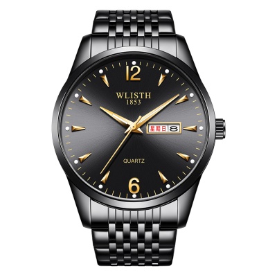 Montre à quartz pour hommes lumineuse et imperméable