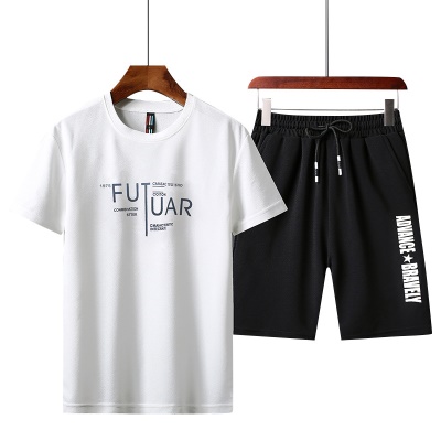 Ensemble short manches courtes Slim Fit polyvalent 2 pièces