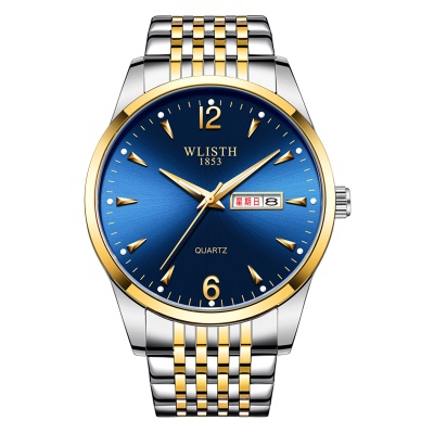 Montre à quartz pour hommes lumineuse et imperméable