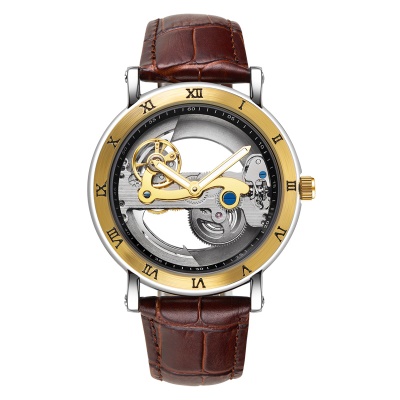 WLISTH Montres pour hommes découpé design aiguilles lumineuses mécaniques