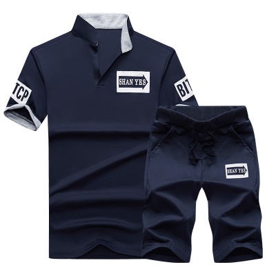 T-shirt à manches courtes pour homme Polo Shirt Set