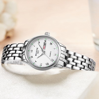 WALLIS montre à quartz bracelet en acier
